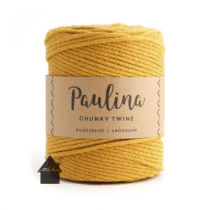 Paulina Chunky Twine mustard macramé koord