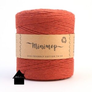 Minimop haakkatoen terracotta