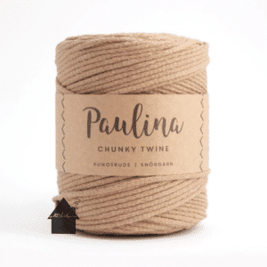 Paulina Chunky Twine light brown macramé koord
