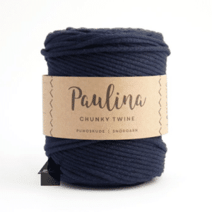 Paulina Chunky Twine navy macramé koord