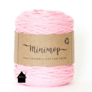 Minimop haakkatoen pink