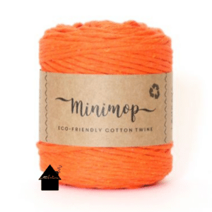 Minimop haakkatoen orange