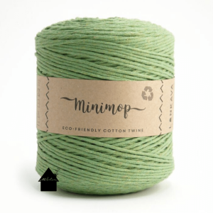 Minimop haakkatoen pale green