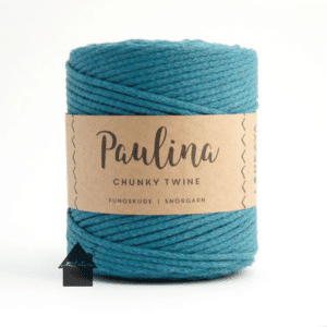 Paulina Chunky Twine petrol macramé koord