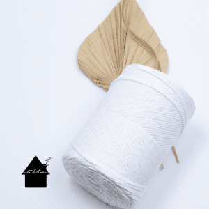 Barbante M ca 100 meter - Sneeuw Wit