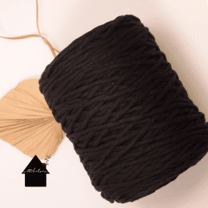 Barbante XXL ca 100 meter - Nacht zwart