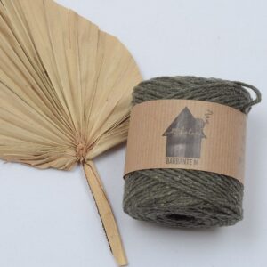 Huisje van Katoen barbante m100 legergroen