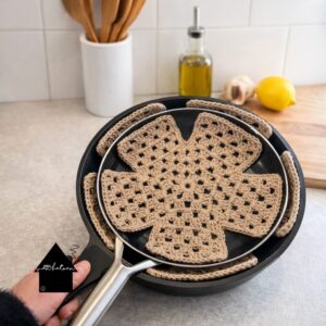 gehaakte pannen beschermers